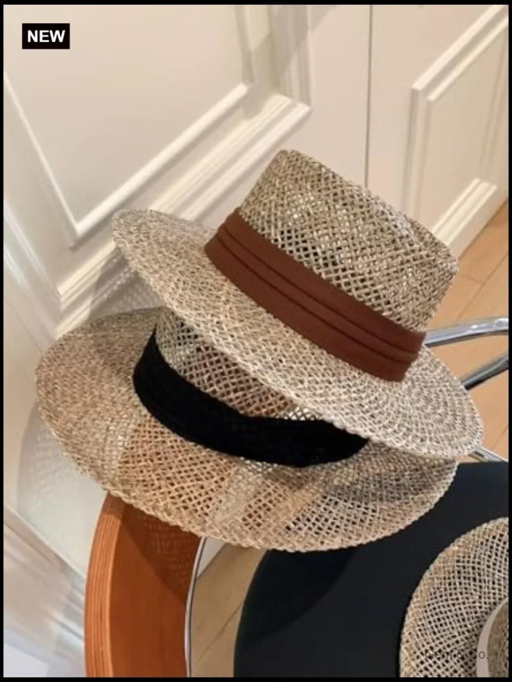 Hollow Out Straw Sun Hat for Women - Stylish Breathable Beach Vacation Visor